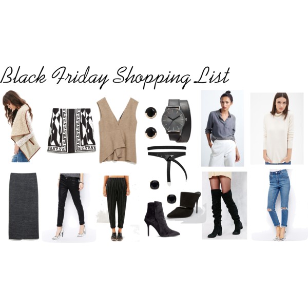 Black Friday Shopping List