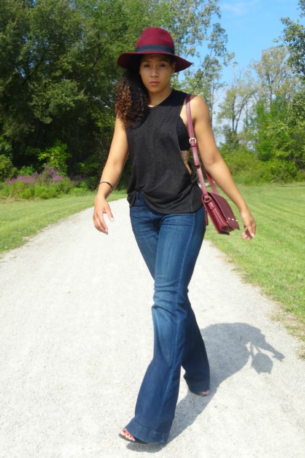 The Modern Way To Wear Flared Jeans