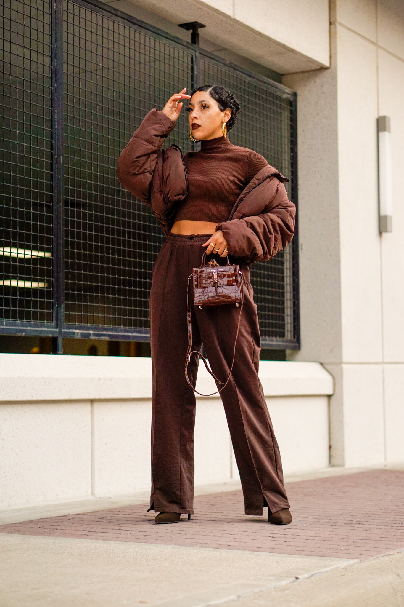 Puffer Jacket Outfit, Where to buy Puffer Coats, puffer coat street style, baddie outfit
